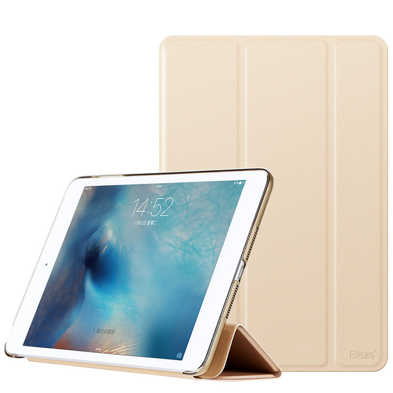Biaze Apple's new iPad Pro protective case iPad Pro 10.5-inch protective case three fold sleep wake-up leather case youth series tuhaojin