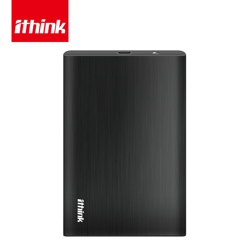 Ithink 2.5-inch 320G metal wire drawing portable mobile hard disk Langrui series [black]