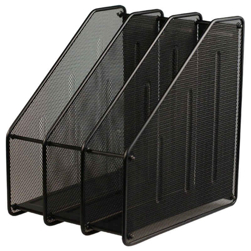 Sunwood 1220 triple file frame / file basket wire mesh black