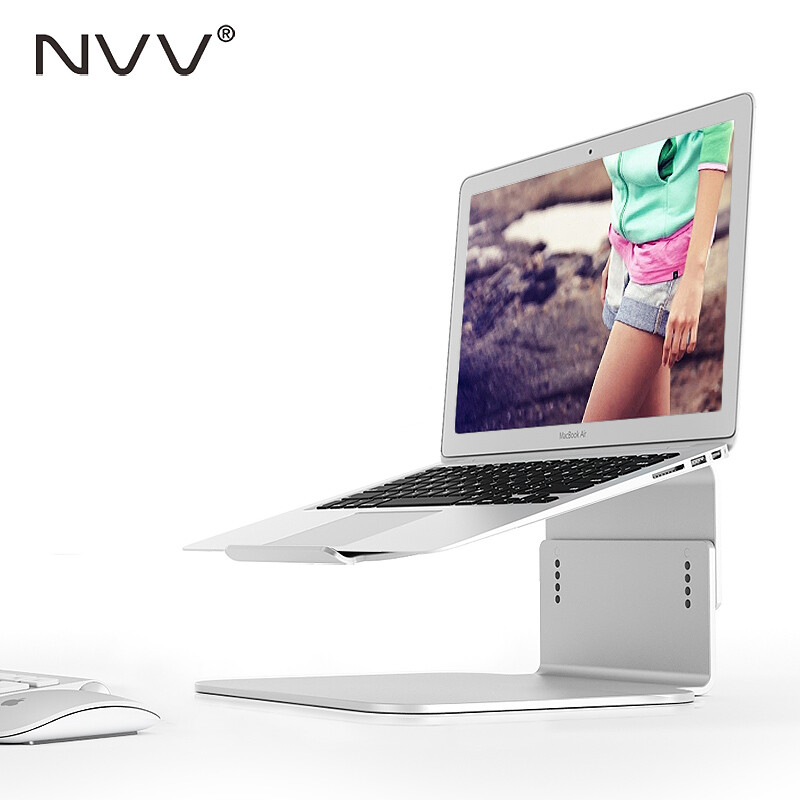 Nvv N3 lifting aluminum alloy notebook radiator bracket protects cervical spine, desktop computer bracket is suitable for Apple millet, etc