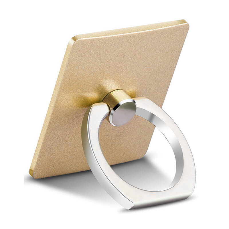 YoMo mobile phone ring bracket / metal ring buckle bracket / anti loss and anti fall mobile phone plate bracket suitable for Apple mobile phone / Android mobile phone champagne gold