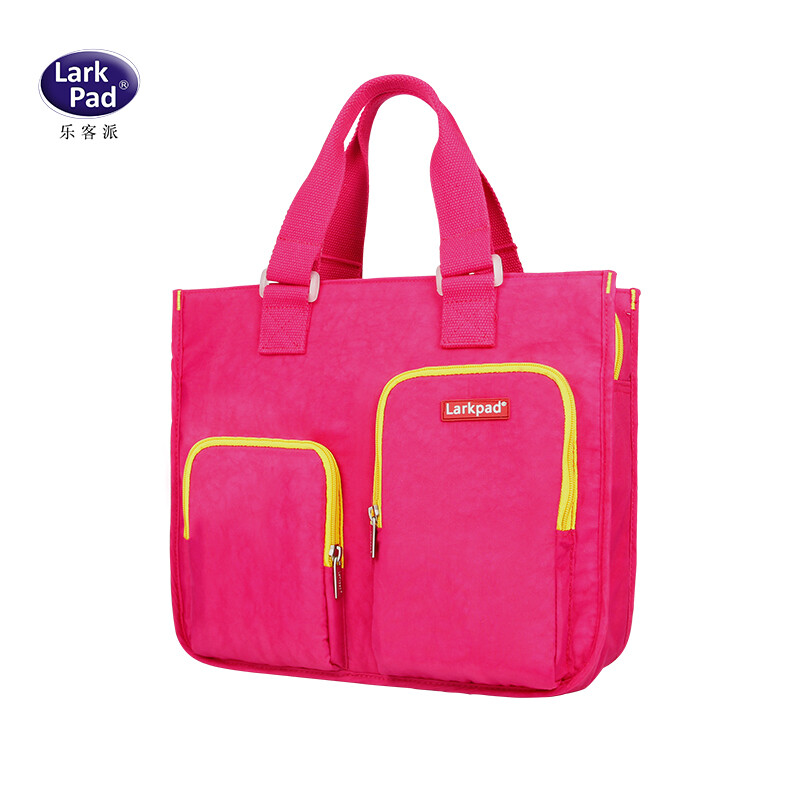 Larkpad lekepai handbag tutorial bag primary school student handbag art bag children's schoolbag men's and women's schoolbag classic red