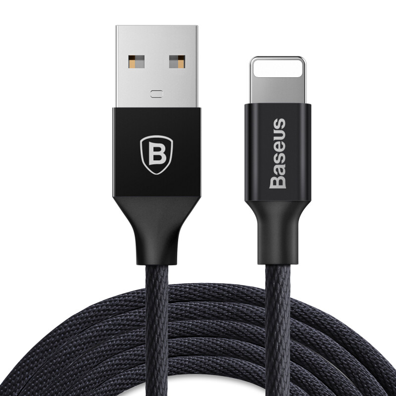 Baseus Apple data cable 2A fast charging mobile phone charging cable for iphone6s / 7plus 1.2m black