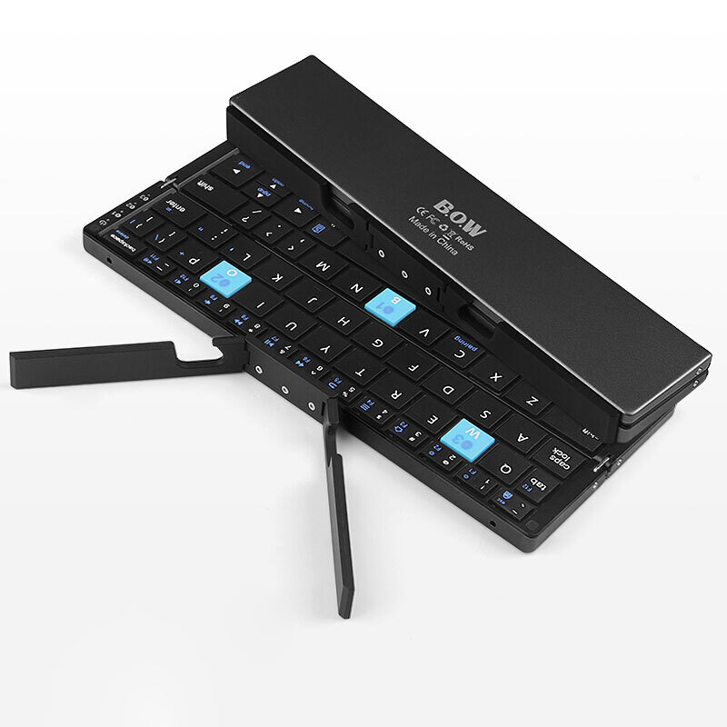 B. O.w hb199 multi device wireless folding Bluetooth Keyboard Black
