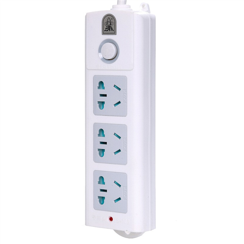 Bullet head ts-103 new national standard 3-bit total length 2.8m main control switch power socket / plug bank / patch panel
