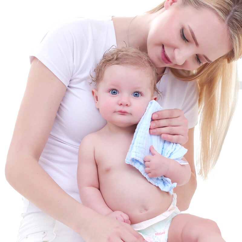 Elepbaby baby towel nano wash gauze saliva towel bath towel newborn baby 6-layer thickened multipurpose gauze towel 32x55cm (5 boxes)