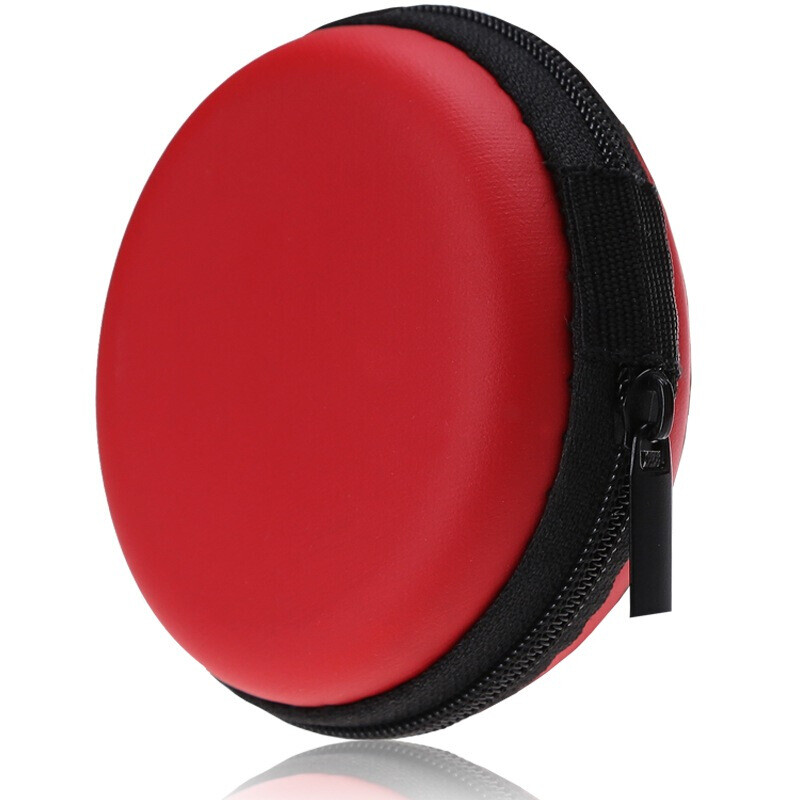 Biaze creative fashion portable multi-functional storage package data cable package earphone package cable box anti pressure shockproof red