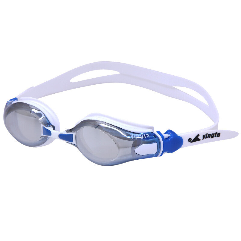 Yingfa swimming goggles competition training large frame coated adult men's and women's swimming goggles y2000afm blue