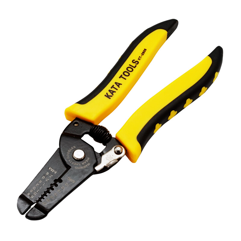 Kata pliers wire stripper 7-gear wire stripper multifunctional electronic electrician manual tool 0.6-2.6mm kt2806