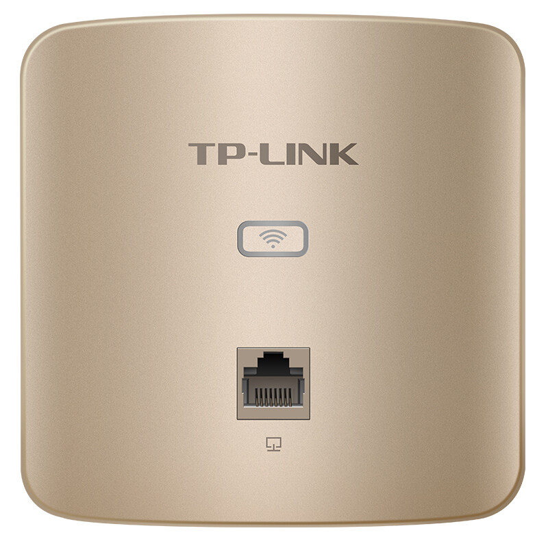 TP-LINK tl-ap450i-poe thin champagne gold 450m wireless 86 panel AP enterprise Hotel Villa WiFi access Poe power supply AC management