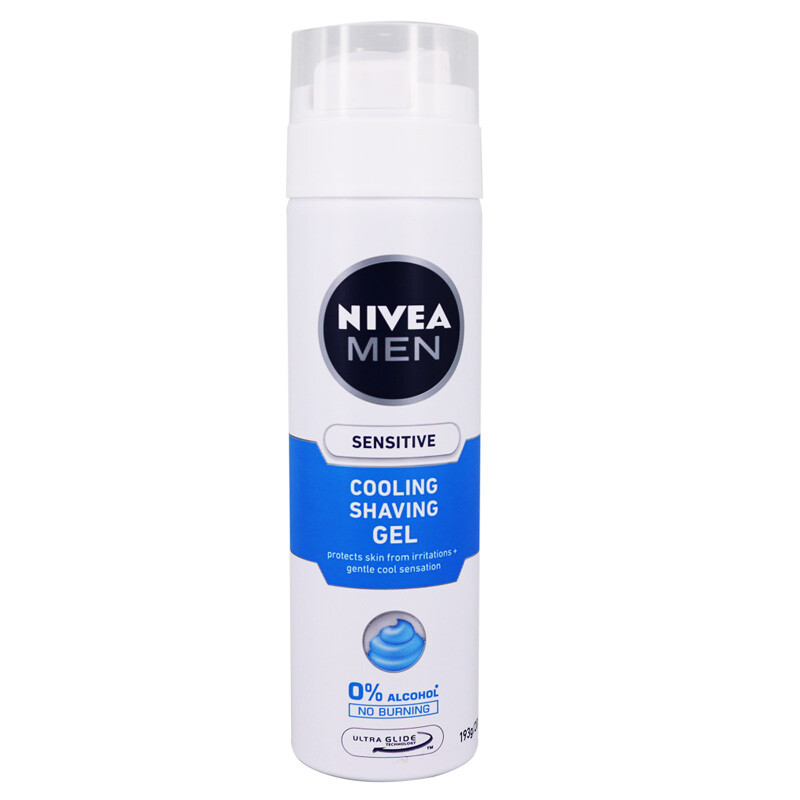 NIVEA (NIVEA) man Shu Anbing cool Shave Gel 200ml (Poland imported shaving cream, shaving foam skin care male required care)