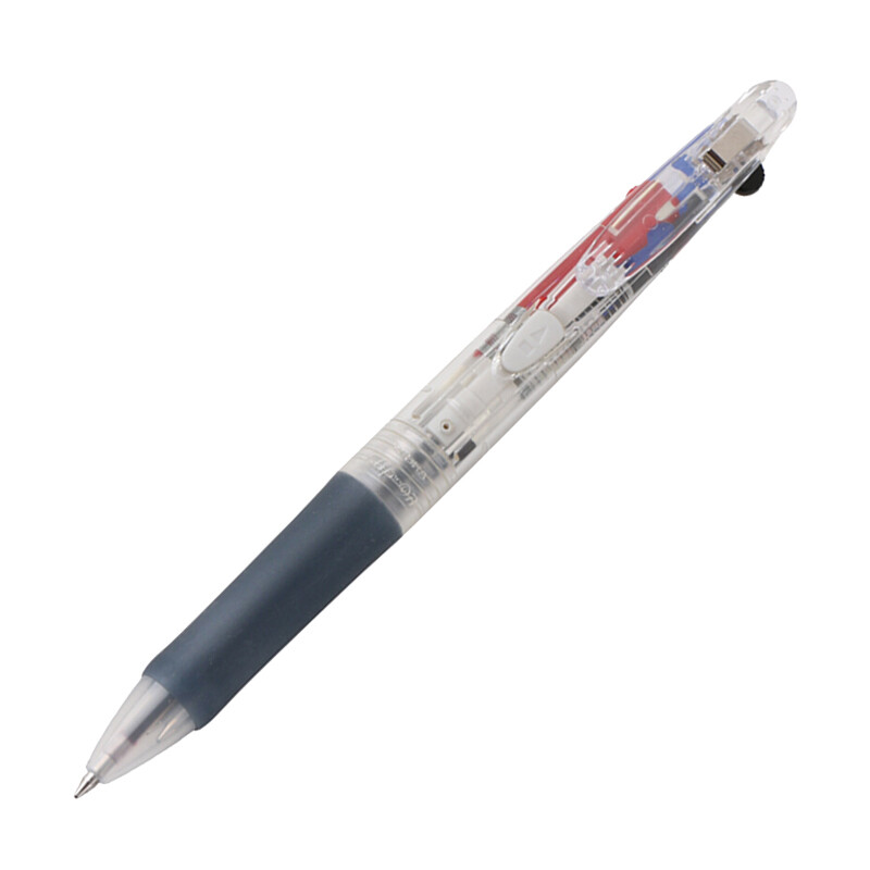 Zebra multi-color / multi-function ball point pen b3a3 elastic pen holder transparent pen rod 0.7mm single piece imported