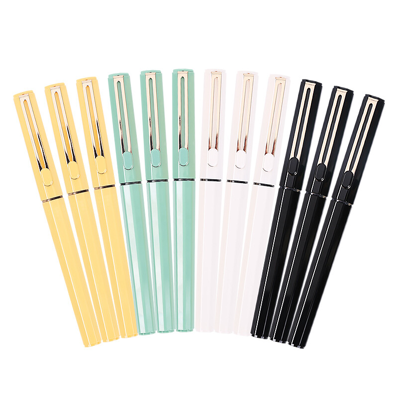 Chenguang (M & G) 0.5mm black straight liquid full needle neutral pen signature pen fountain pen 12 pieces / box arpb1801