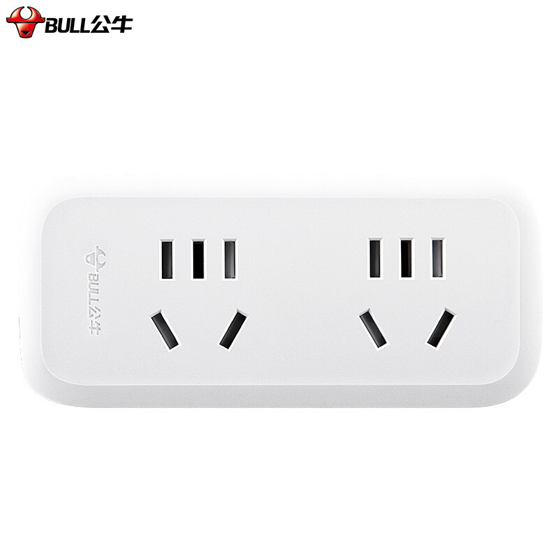 Bull gn-9312 one to three vertical converter socket / one to multi wireless conversion plug / one to three expansion plug / vertical 3 plug