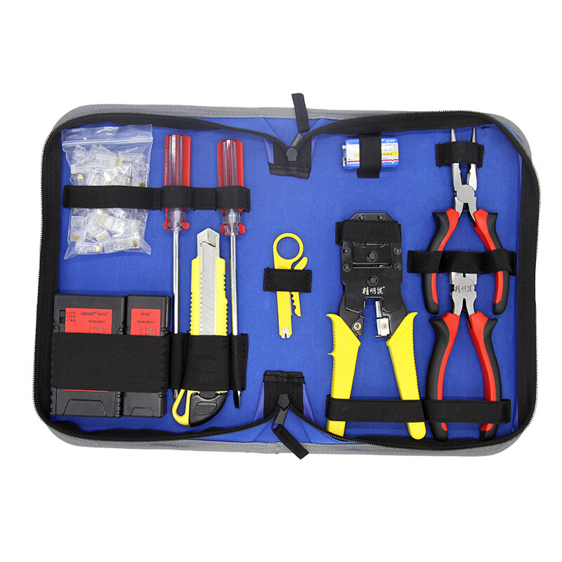 Smart mouse nf-1304 crystal head line finder package network tool package network pliers line tester stripping knife crystal head network package