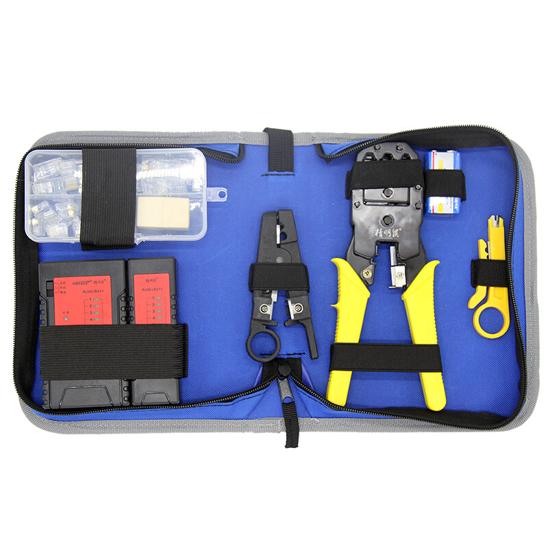 Smart mouse nf-1206 network tool set network pliers line measuring instrument stripping knife crystal head network tool network tool kit