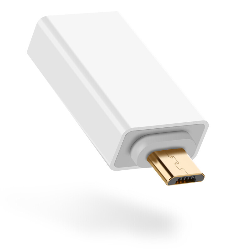 Lvlian OTG data cable adapter micro USB to USB2 0 conversion head Android mobile phone OTG line converter supports Huawei Xiaomi Meizu mobile phone to connect U disk 30529 white