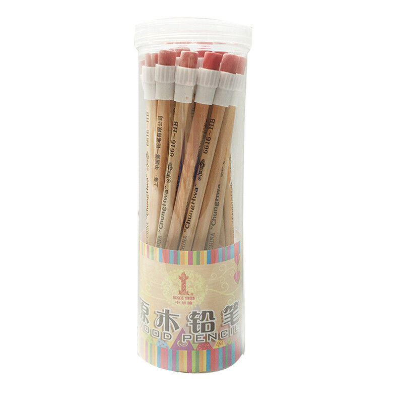 Zhonghua 6616 log Barrel Pencil HB pencil 20 barrel pencils
