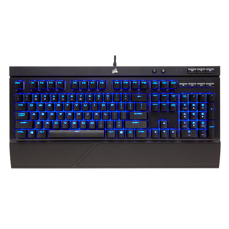 Uscorsair K68 mechanical keyboard black cherry green shaft blue backlight splash proof and dust-proof
