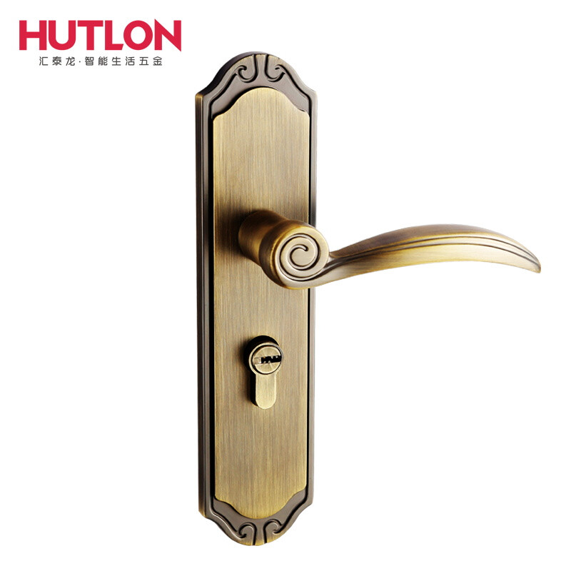 Hutlon Chinese simple bedroom door lock indoor wooden door lock ds-8881 bronze