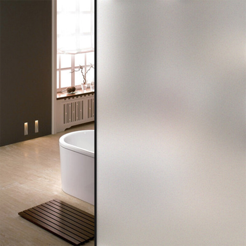 Foojo Frosted Glass Sticker glass film non adhesive traceless self-adhesive toilet transparent opaque decorative electrostatic sticker 60 * 200cm
