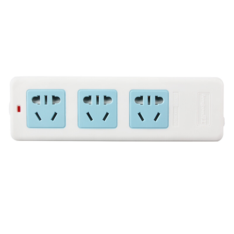 Lengon wireless socket row 3-hole non wired engineering patch panel wiring board self wiring assembly row plug-in drag line board xd-t203