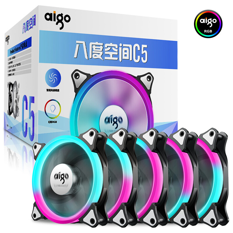 Aigo octave space C5 suit computer case fan