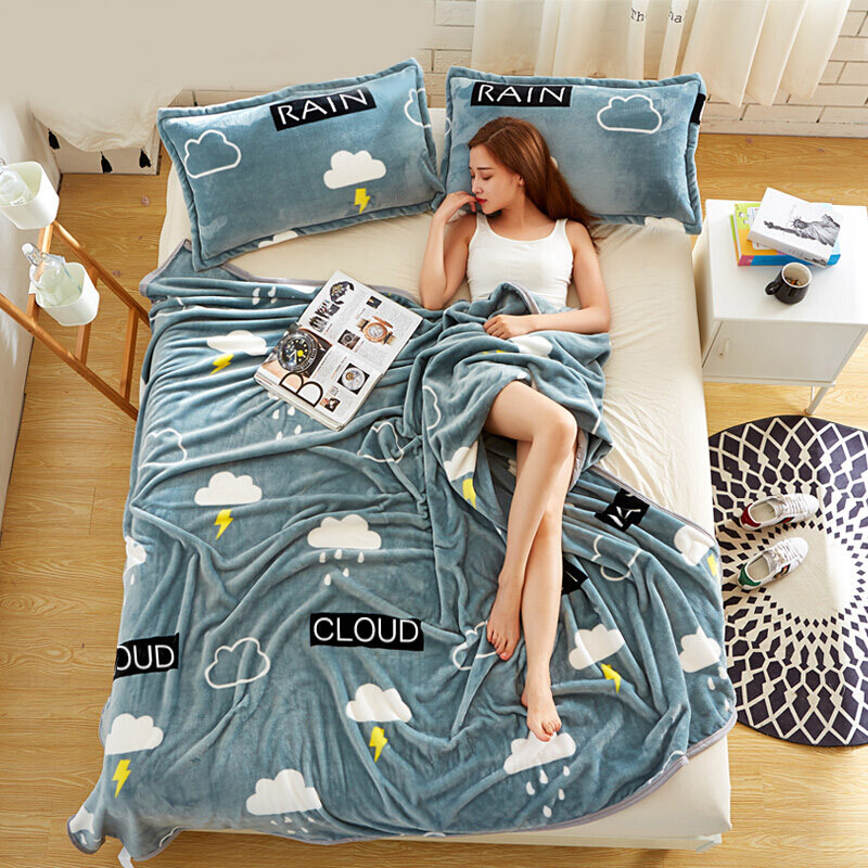 Nanjiren blanket home textile sable blanket cover blanket sky 200 * 230cm