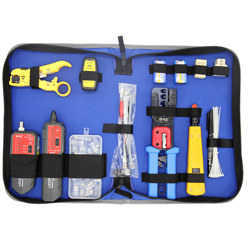 Smart mouse nf-1505 network tool set network pliers line measuring instrument stripping knife crystal head network tool network tool kit