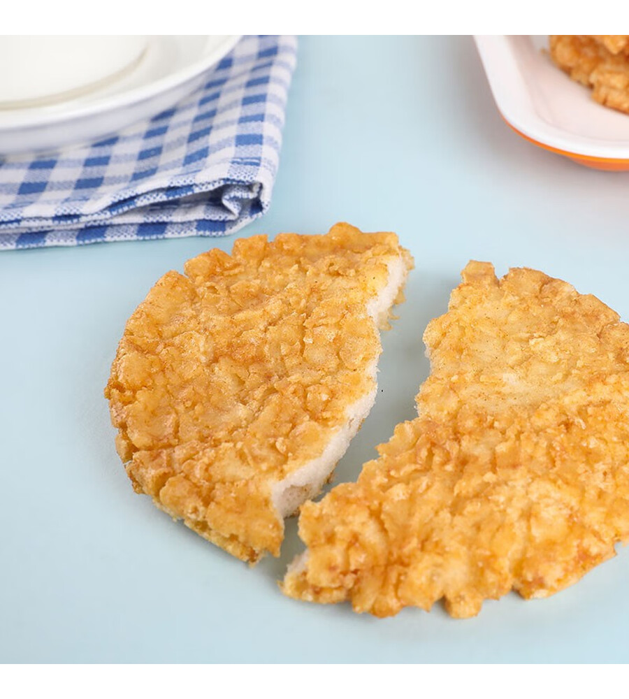 旺旺大米饼膨化休闲零食饼干糕点原味1000g