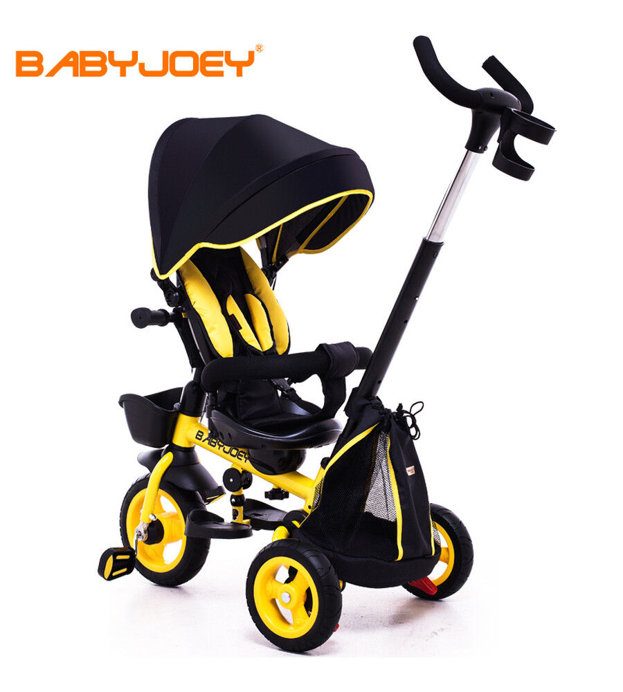 babyjoey英国三轮车手推车儿童三轮脚踏车宝宝135岁手推车自行童车坐