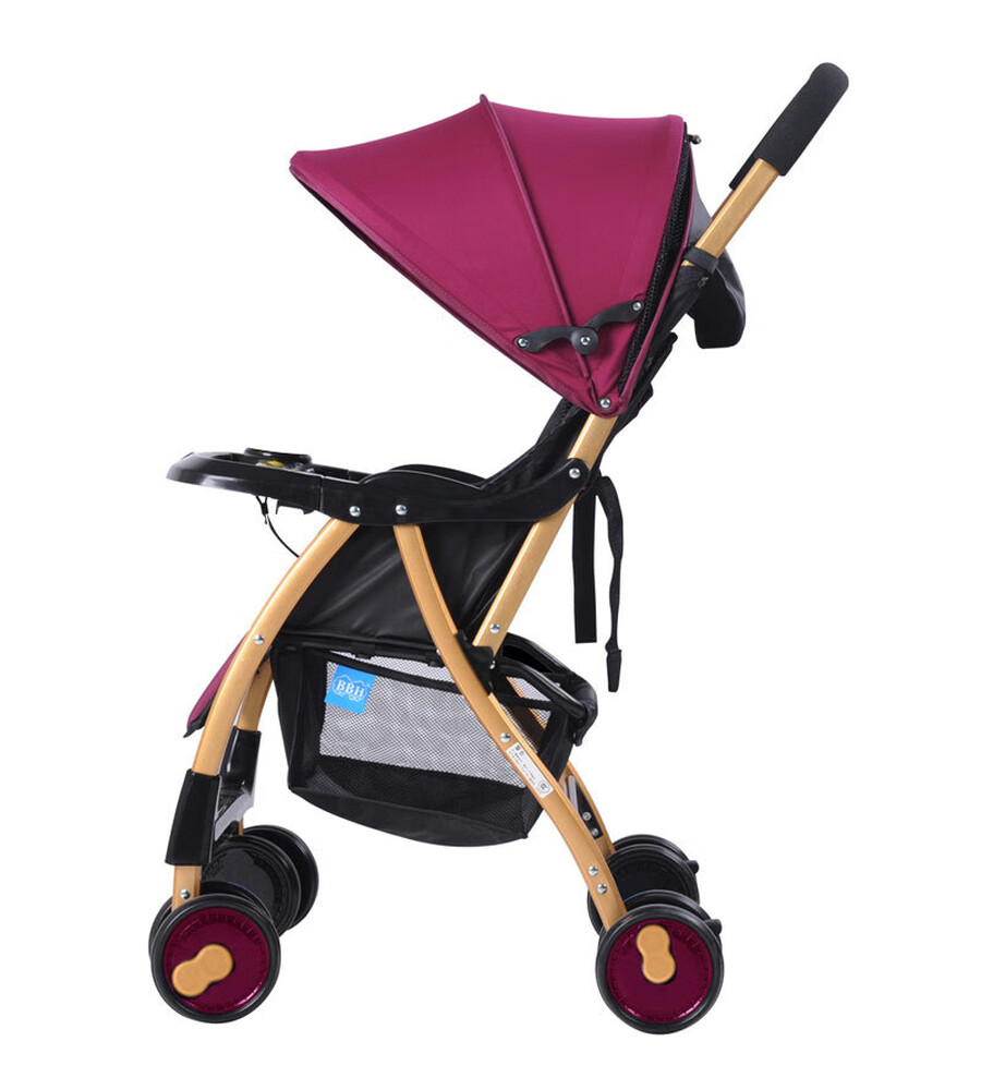 宝宝好婴儿推车轻便折叠婴儿车推车可坐躺儿童伞车宝宝手推车a1紫色