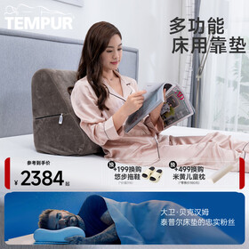 泰普尔（Tempur）tempur泰普尔丹麦原装进口记忆棉床头护椎靠垫大靠背垫靠垫护腰垫 床用靠垫