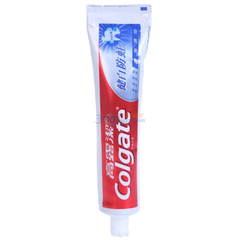 高露潔(colgate) 健白防蛀 牙膏 200g (清爽薄荷) 自營