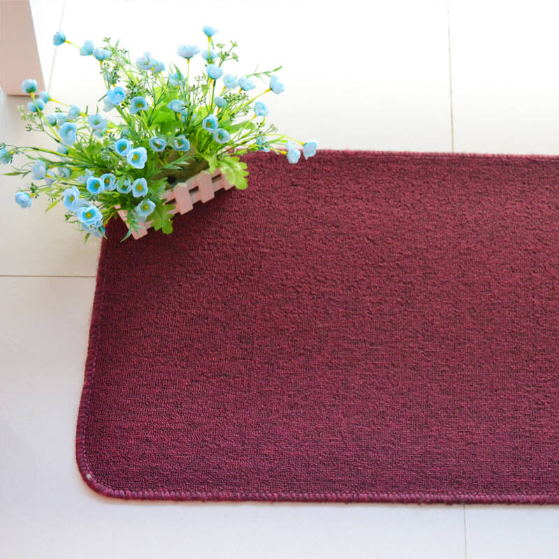 锦绣家居 地垫门垫 40cm*60cm 50cm*80cm 酒店用品 五色 1d020 暗红