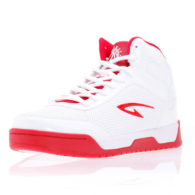 大促特价德尔惠deerway男百搭高帮运动篮球鞋13213110 标准红 44