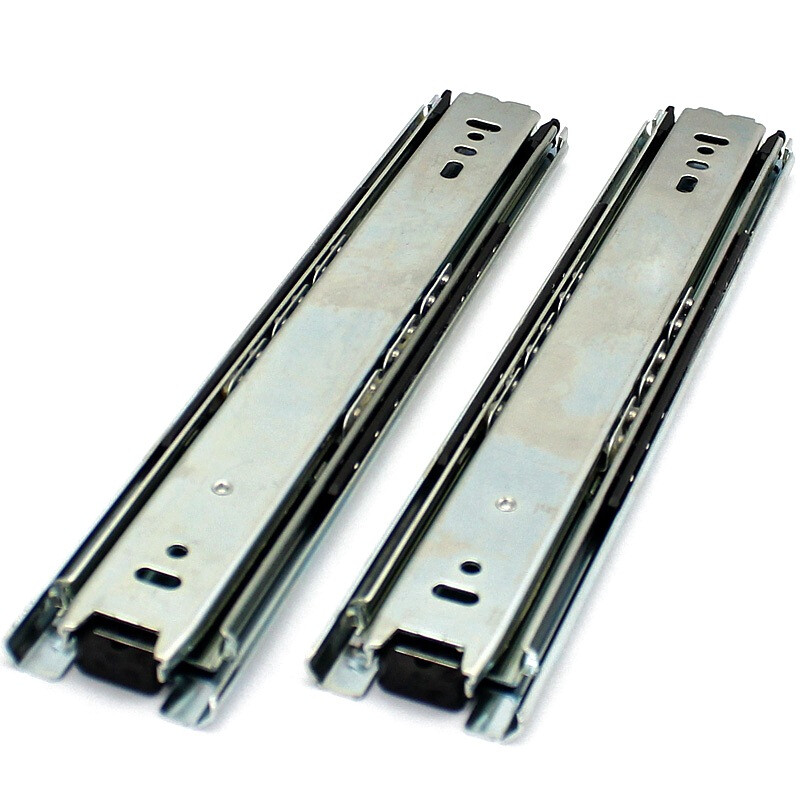 海蒂诗(hettich) 滚珠三节轨 500mm 承重30kg 镀锌 910140600