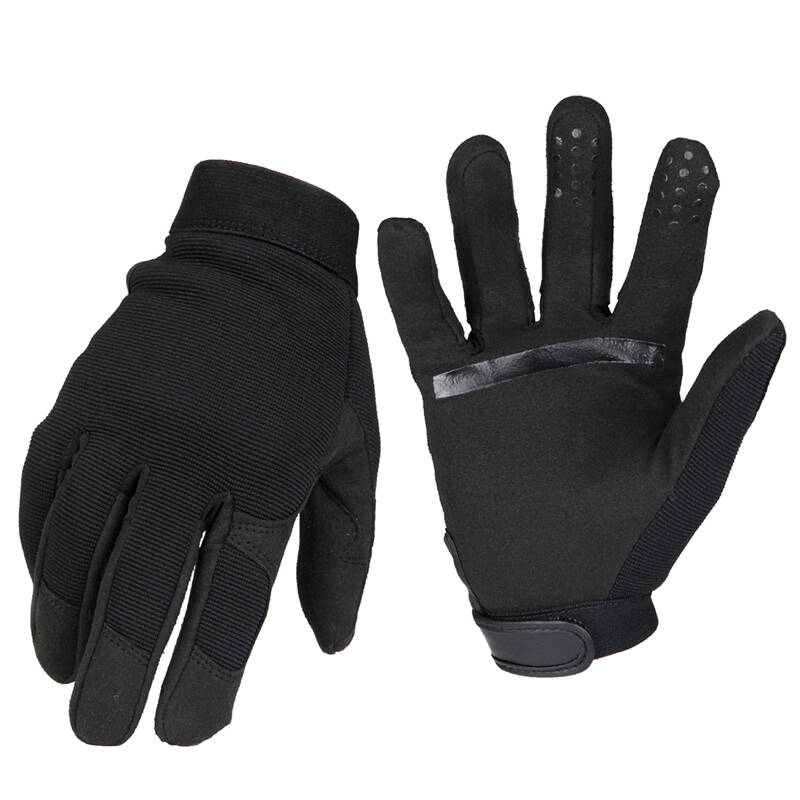 自由兵 户外海豹部队低调战术全指手套 男士登山骑行手套zddst35 黑色