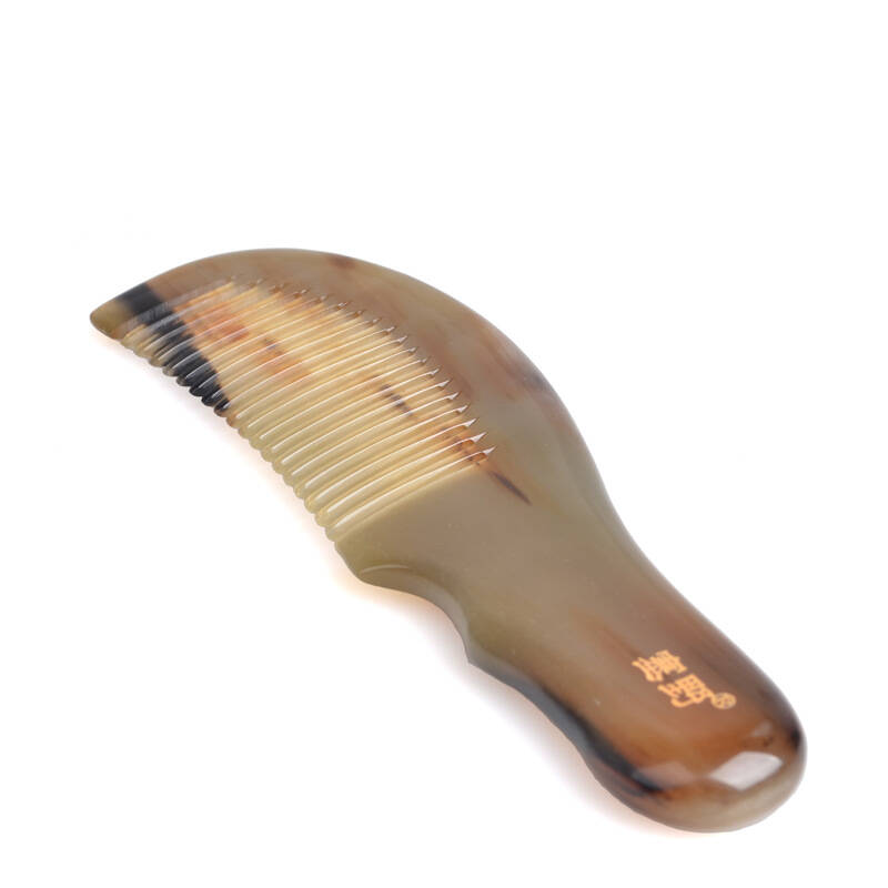 塞野 牛角梳子宽齿 wj-2002b 天然家牦牛角梳20cm 防脱发 送父母 保健