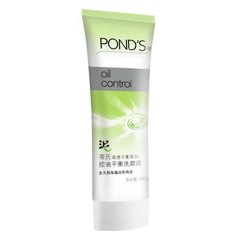 旁氏(ponds)洗面奶 清透平衡系列 控油平衡洗颜泥100g