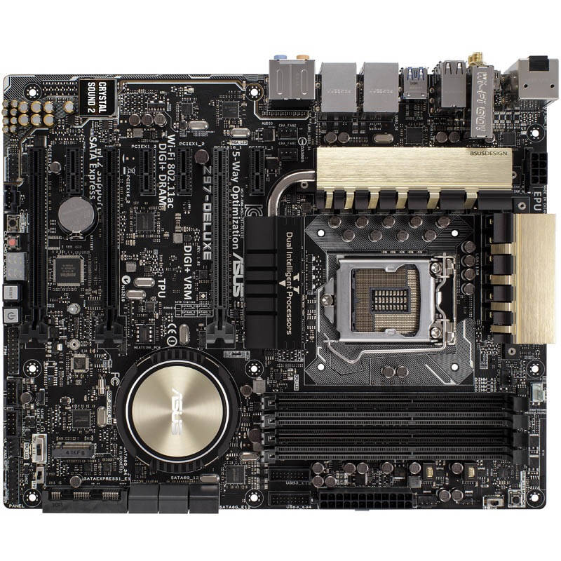 華碩(asus) z97-deluxe 主板 (intel z97/lga 1150) 自營