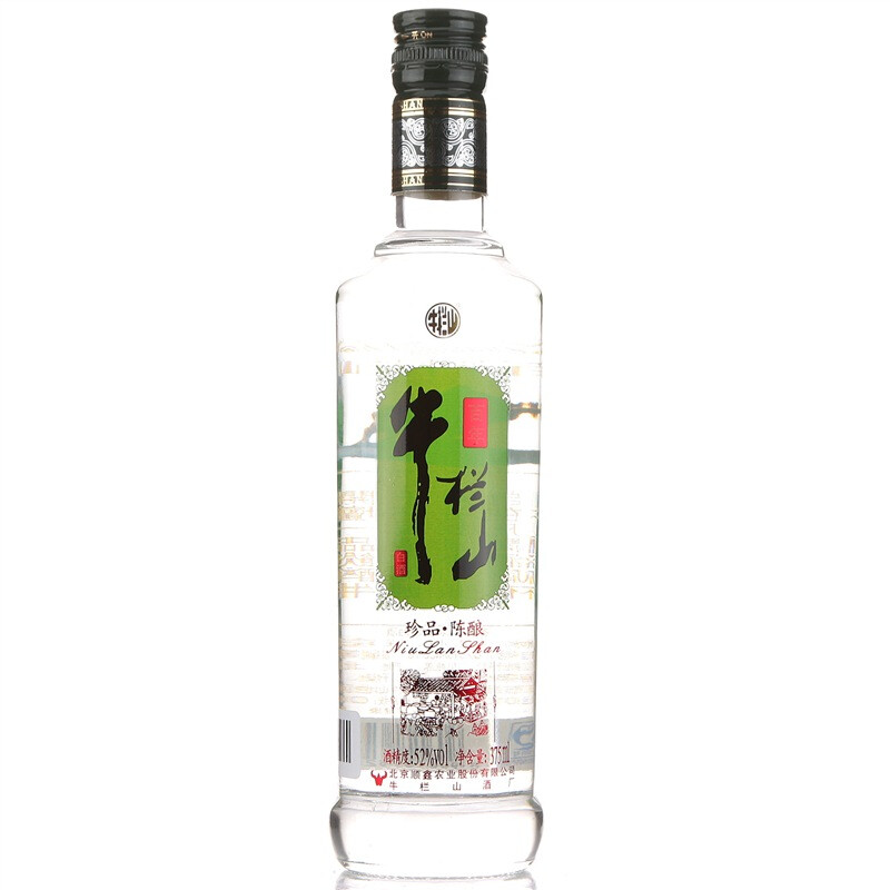 牛栏山 珍品陈酿 52度 375ml*8瓶 整箱装