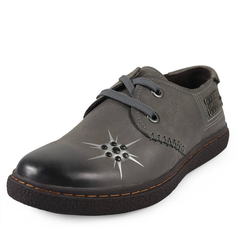 chali查理 2012高端精品男鞋英伦男鞋 流行商务休闲鞋 透气 a123336