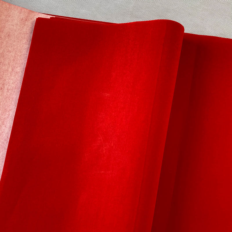 红纸 大张 单面红宣纸加厚大红剪纸窗花刻纸半熟书法对联专用纸婚庆