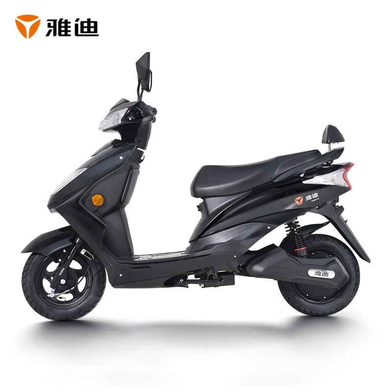 雅迪yadea新款豪战电动车60v石墨烯电池豪华电摩时尚代步电动轻便摩托