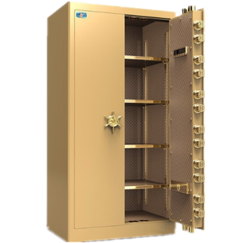 8米 对开门大型保险箱办公 指纹 密码 三色可选