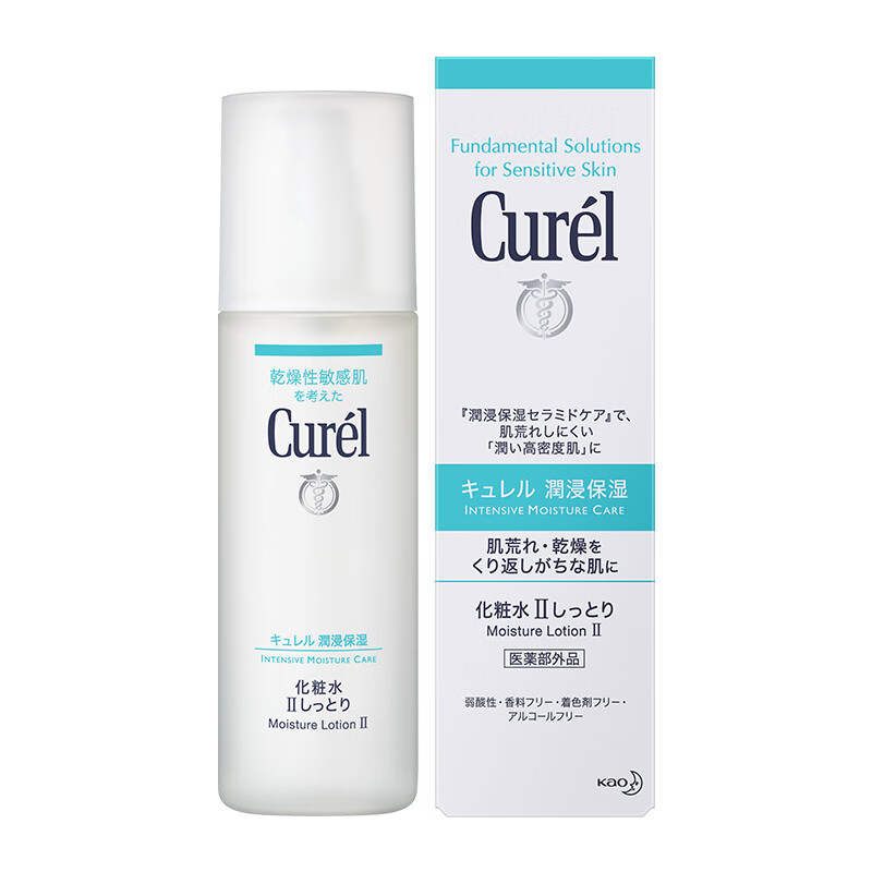 日本珂润 Curel 润浸保湿化妆水ii 150ml温和滋润型 爽肤水保湿护肤女士补水敏感肌可用花王原装进口 商品详情