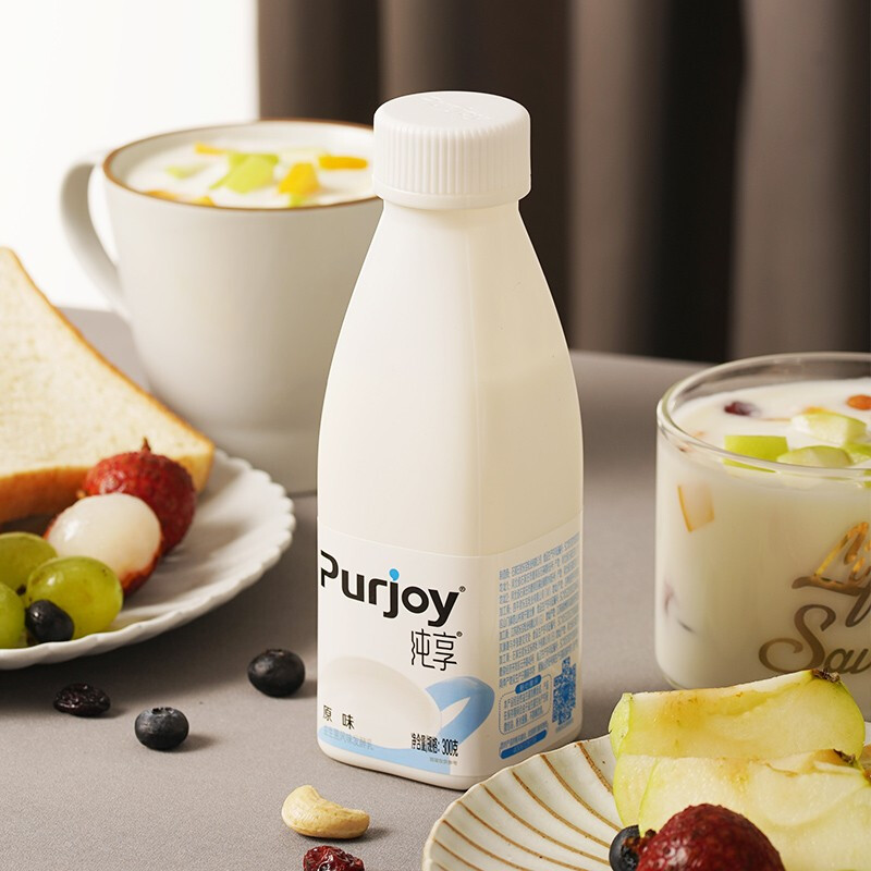 君乐宝纯享酸奶低温酸牛奶 300g*6瓶