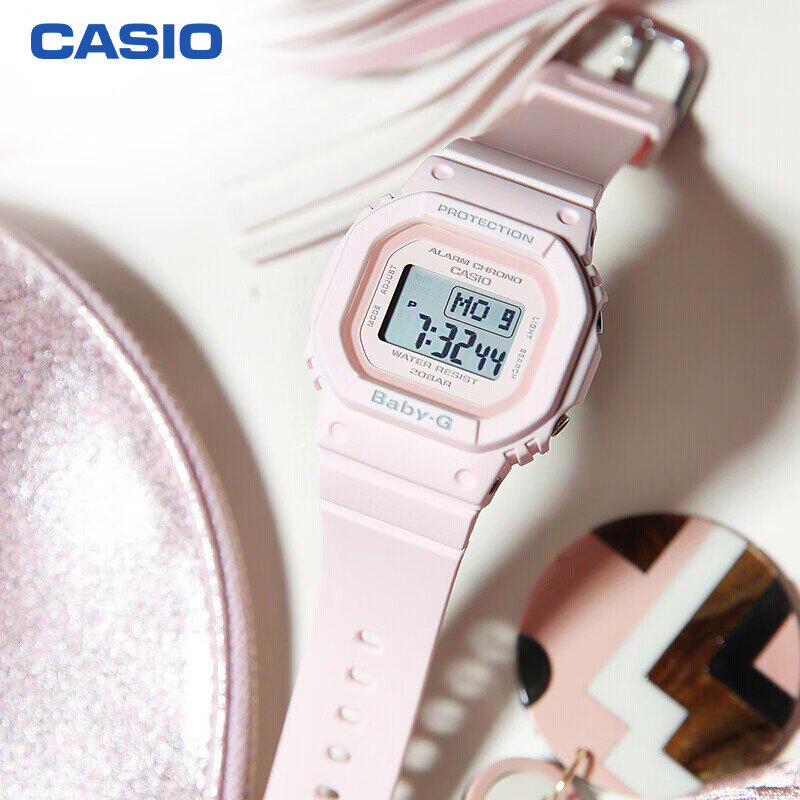 卡西欧(CASIO)手表BABY-G系列数字显示多功能运动石英手表时尚腕表BGD-560-4A