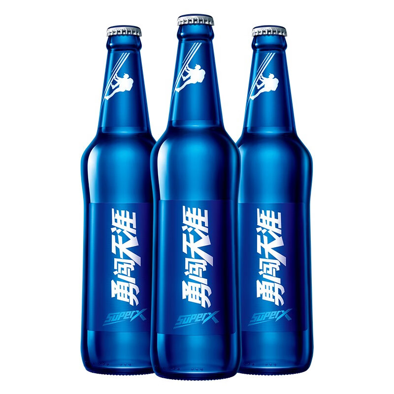 雪花(snow)啤酒勇闖天涯9度 superx 330ml*24瓶 整箱裝